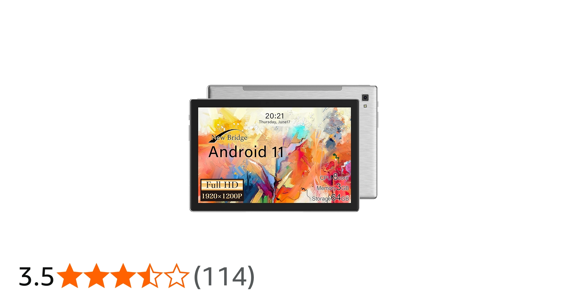 Amazon.co.jp: New Bridge タブレット 10.1インチ 最新Android11