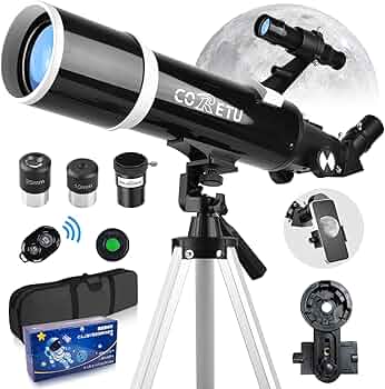 Amazon.co.jp: 天体望遠鏡 子供 初心者 150倍以上 333x高倍率 屈折式