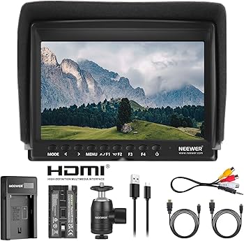 Amazon.com : NEEWER Upgraded F100 7 Inch Camera Field Monitor HD