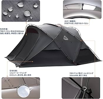 Amazon.co.jp: Tenplay シェルターテント 20平方メートル Lドーム