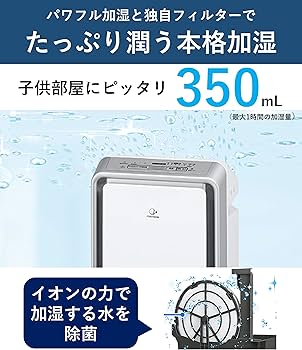 パナソニック 加湿空気清浄機 シルバー F-VXT40-S Panasonic nanoe