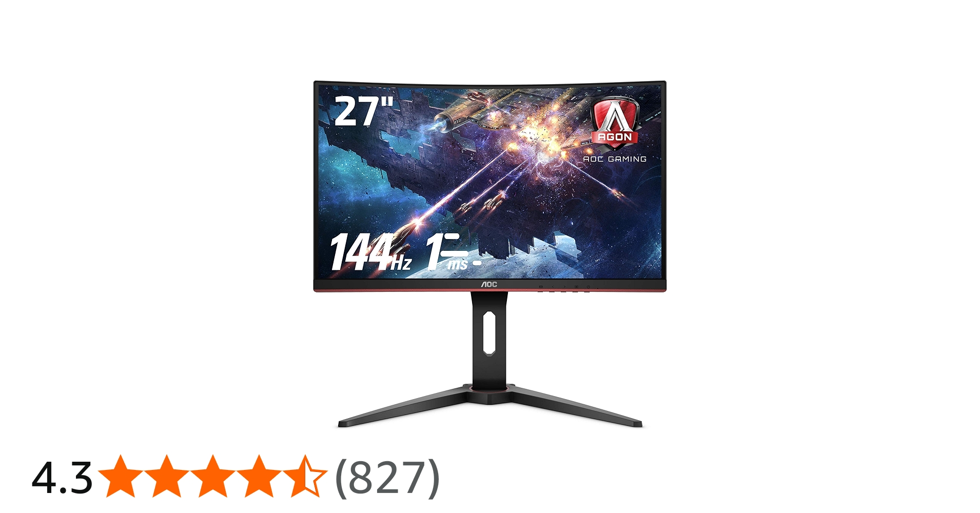 Amazon.co.jp: AOC ゲーミング モニター C27G1/11 (27インチ/144Hz/1ms