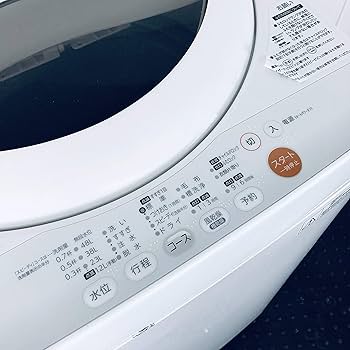 Amazon.co.jp: 東芝 5.0kg 全自動洗濯機 ピュアホワイトTOSHIBA AW