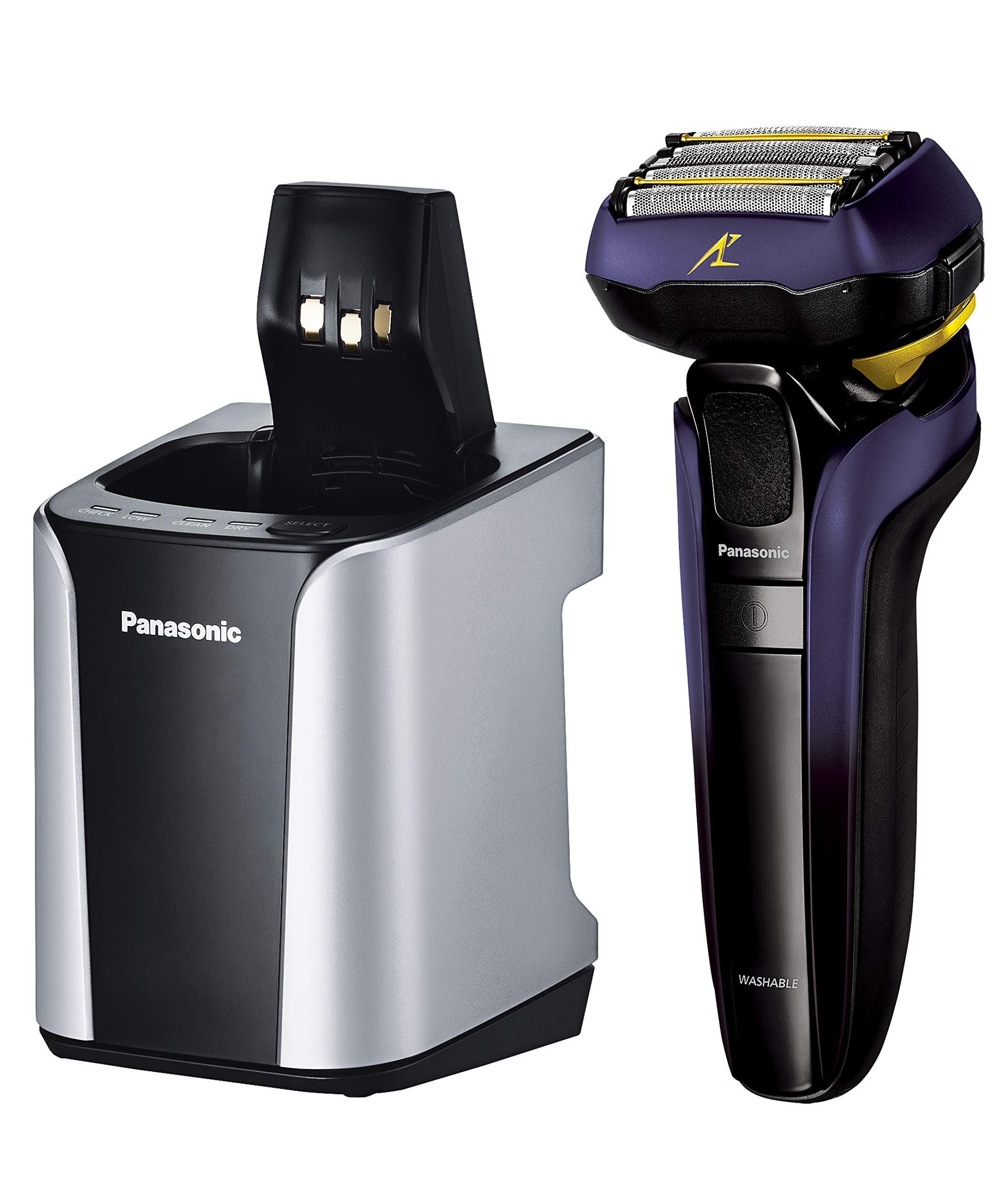 Amazon | パナソニック ラムダッシュ メンズシェーバー 5枚刃 青 ES