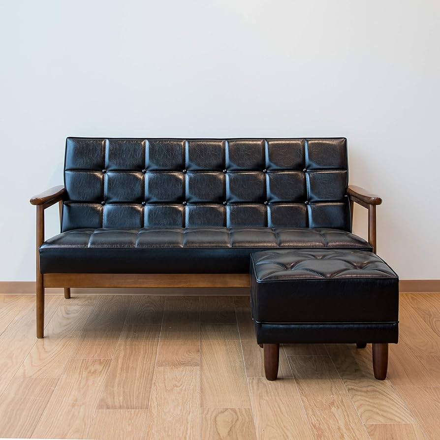 Amazon｜【カリモク60】 Kチェア ソファ 2人掛け スタンダードブラック