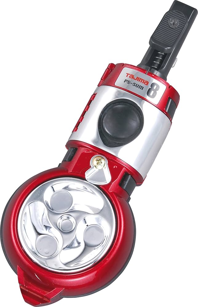 Amazon | タジマ(Tajima) パーフェクト墨つぼ8鶴首(メタルレッド) 糸長