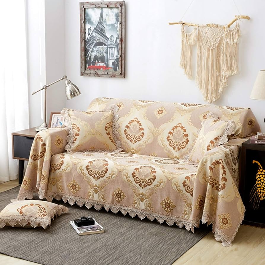 アート マルチカバー ソファーカバー ヴィンテージラグ 233x148