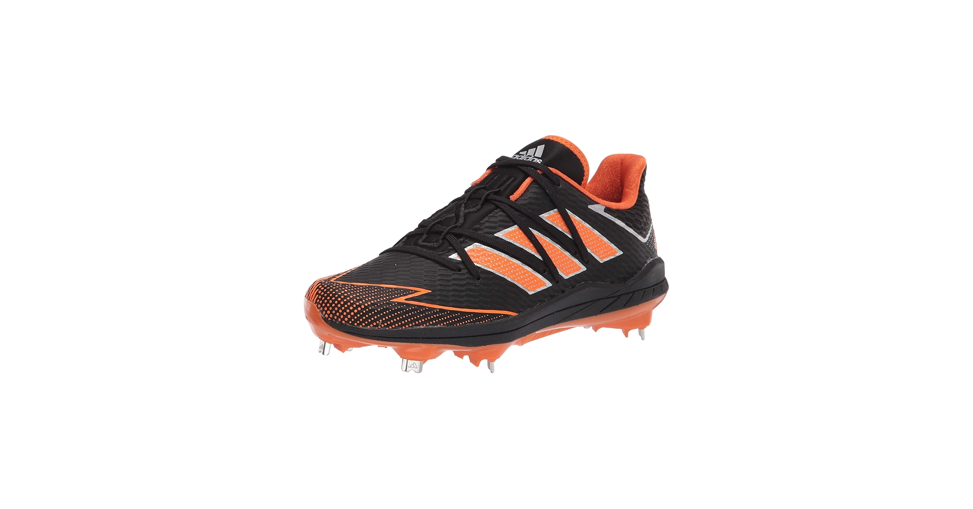Amazon.com | adidas Afterburner 7 Black/Orange/Silver 7 | Baseball