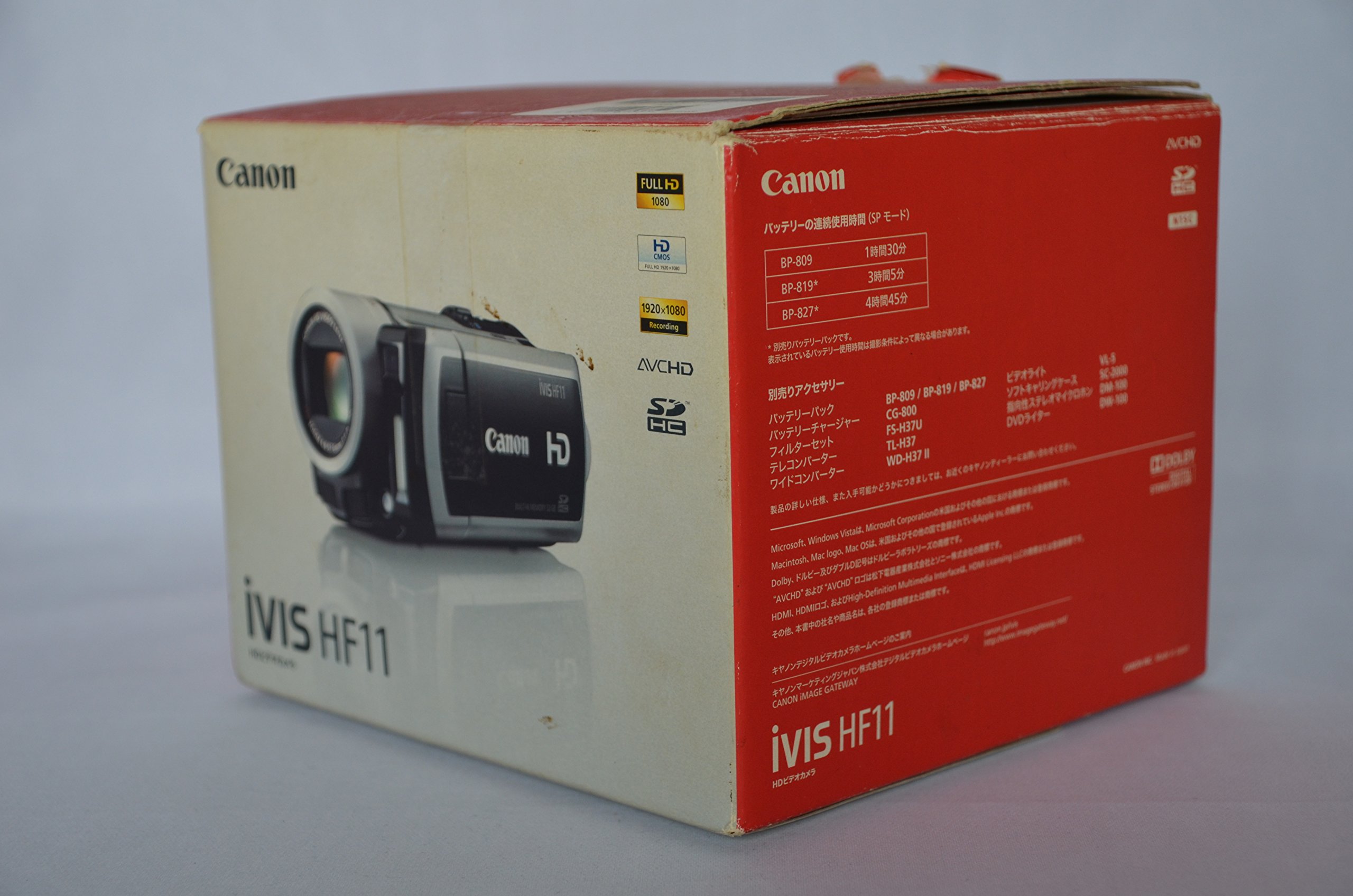 Amazon | Canon フルハイビジョンビデオカメラ iVIS (アイビス) HF11