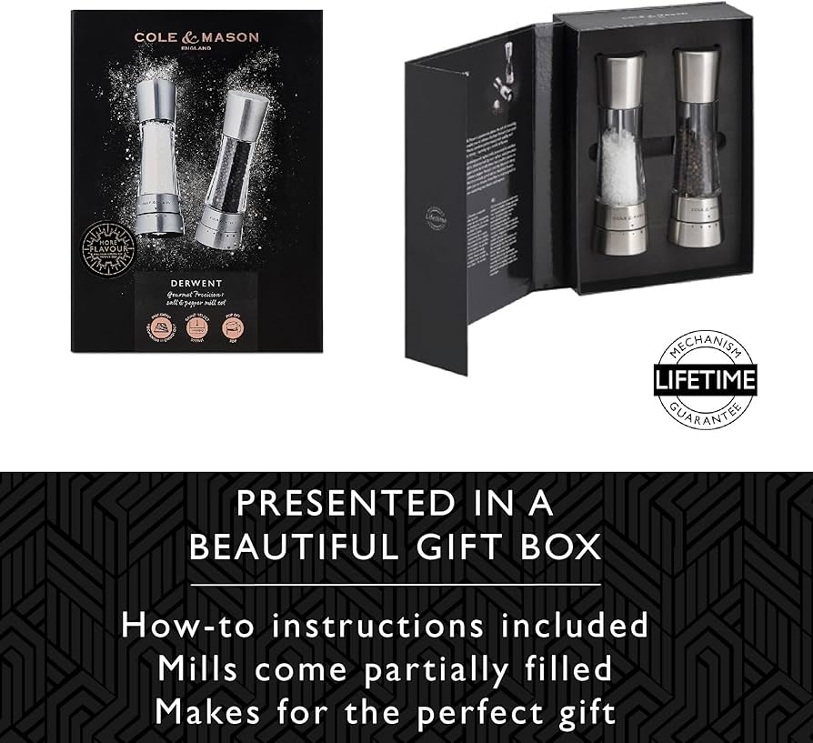 Amazon｜Cole & Mason コール&メイソン ソルト&ペッパーミル 手動