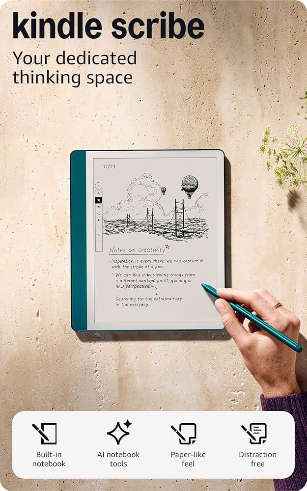 New Kindle Scribe: Write in Books & Notes | 10.2