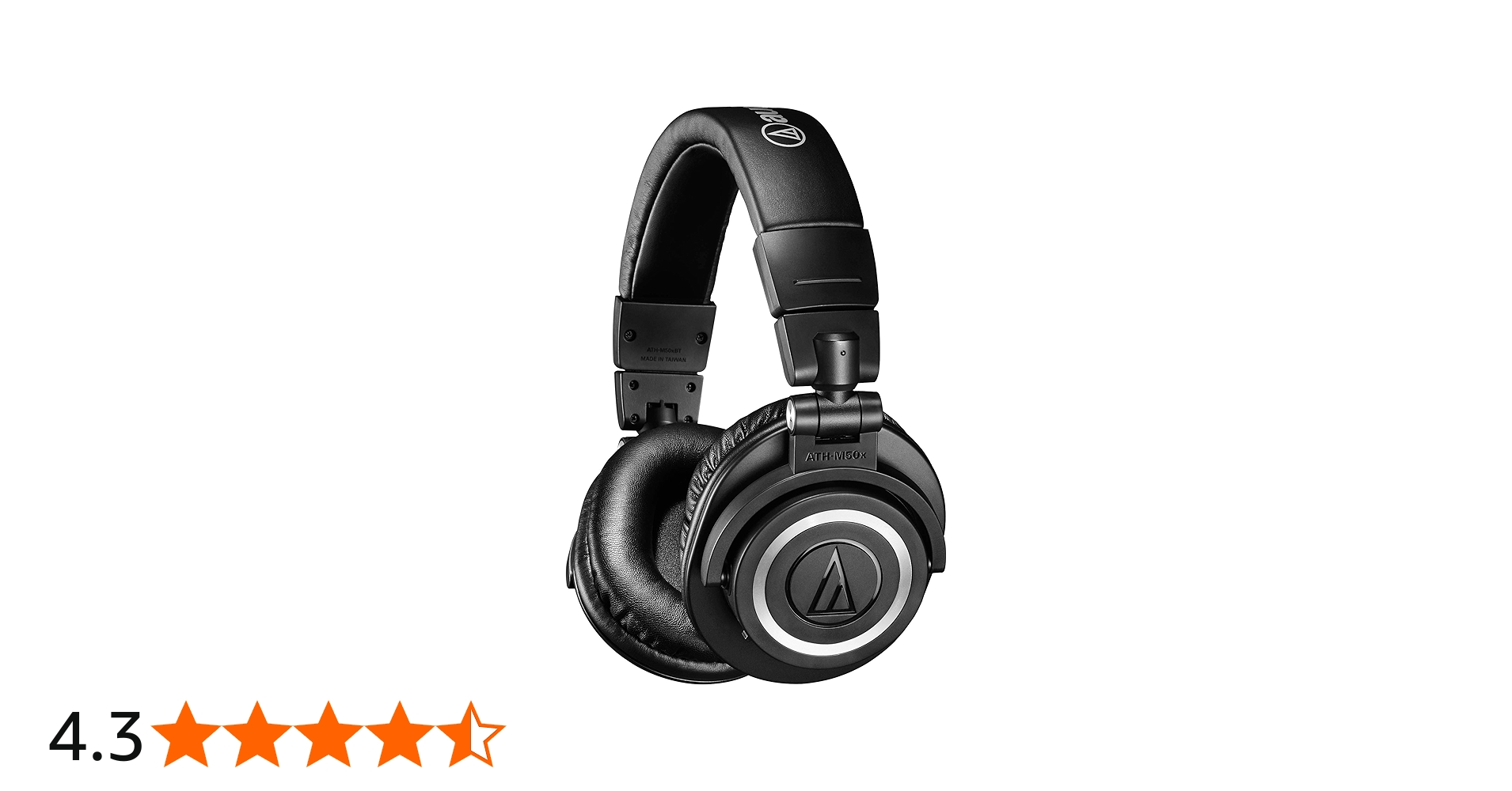 Audio-Technica ATH-M50xBT Wireless Bluetooth Over-Ear Headphones