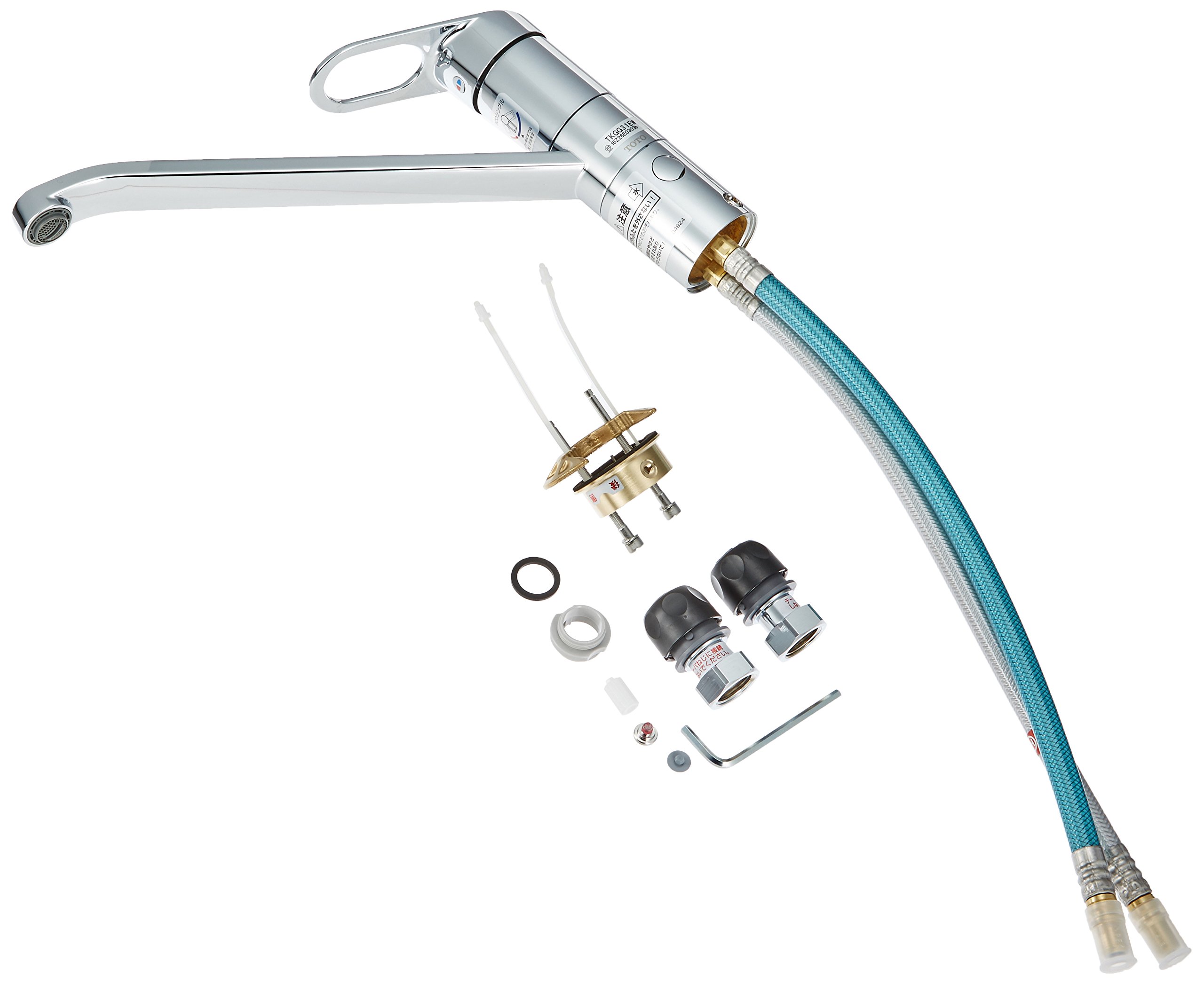 Amazon | シングルレバー混合水栓 【TKGG31EW】(分岐口付) | キッチン