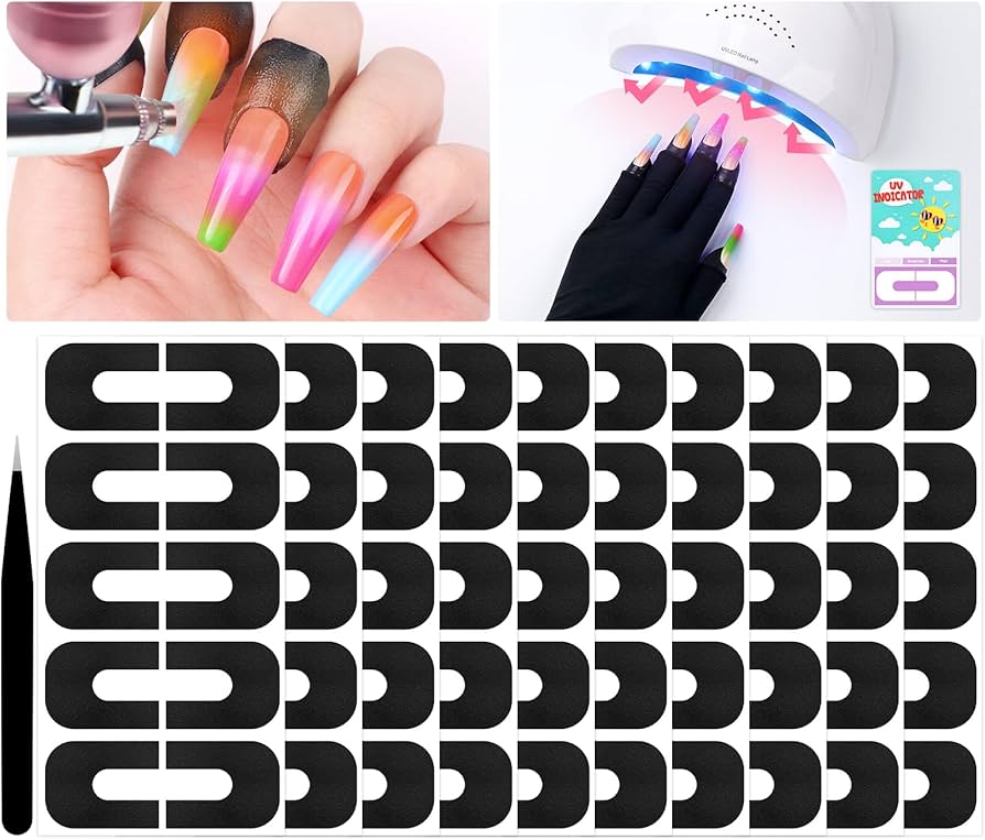 Amazon.co.jp: Saviland ピンセット付き指用マニキュアプロテクター