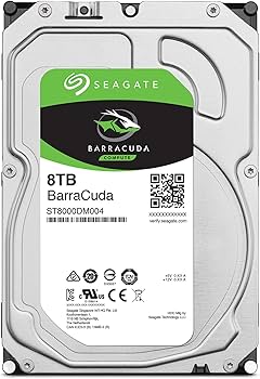 Amazon.com: Seagate BarraCuda 8 TB Internal Hard Drive HDD – 3.5
