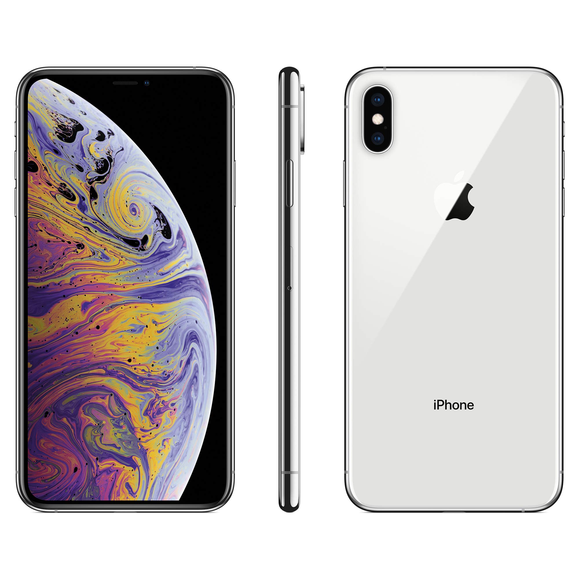 Amazon.com: Apple iPhone XS Max, US Version, 256GB, Silver - GSM
