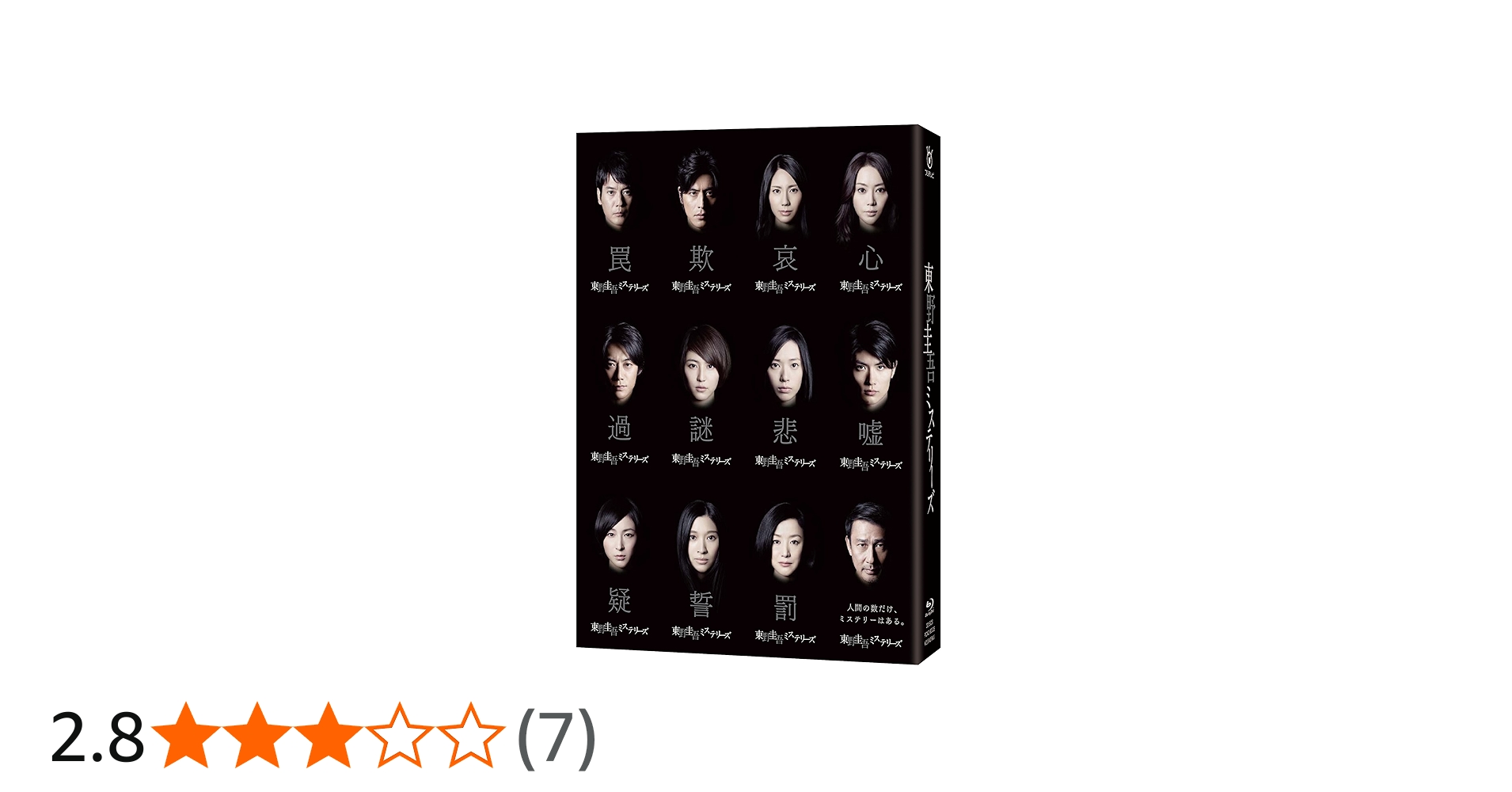 Amazon.co.jp: 東野圭吾ミステリーズ Blu-ray BOX : 中井貴一, 唐沢