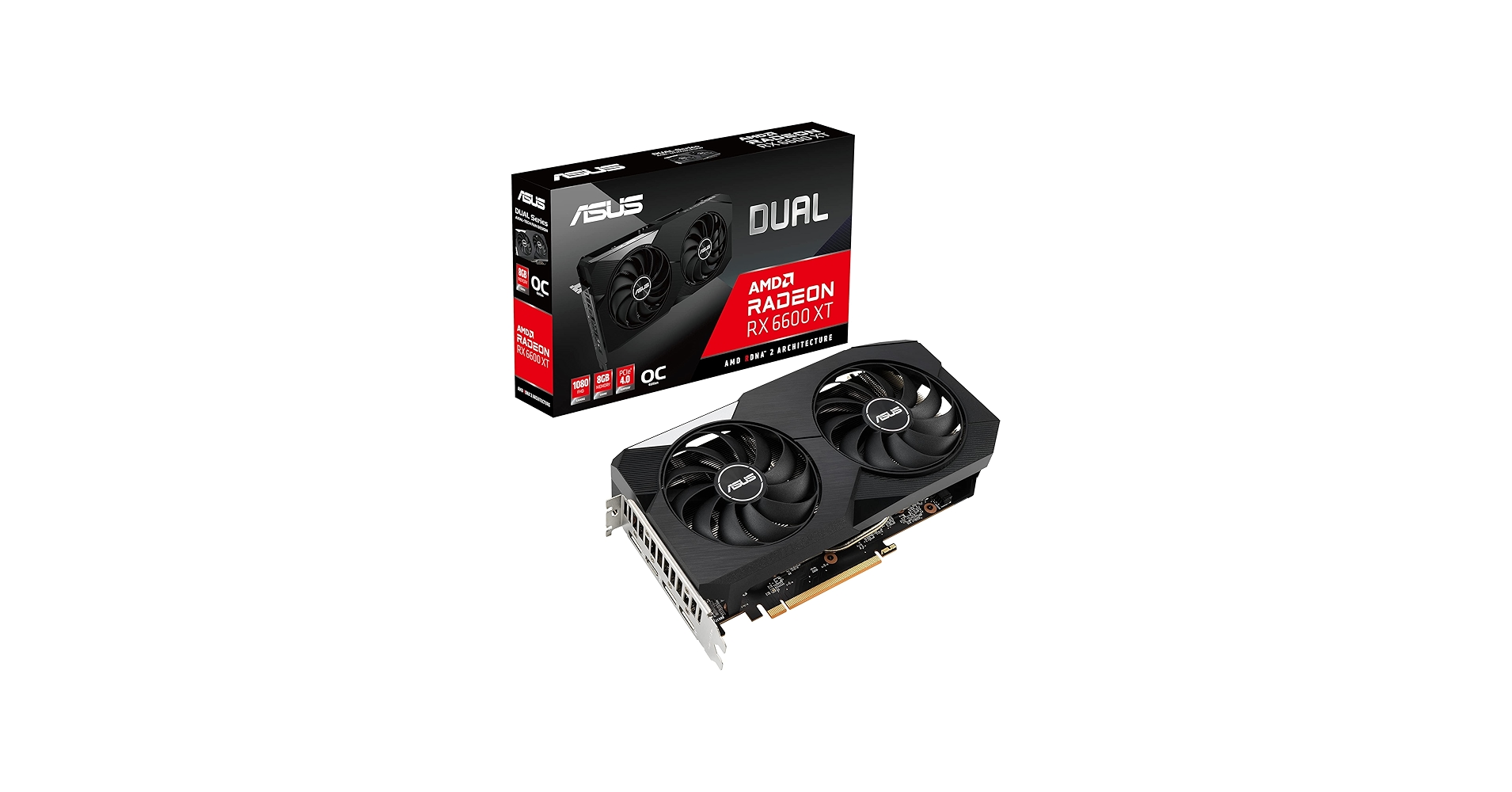 Amazon.com: ASUS Dual AMD Radeon RX 6600 XT OC Edition 8GB GDDR6