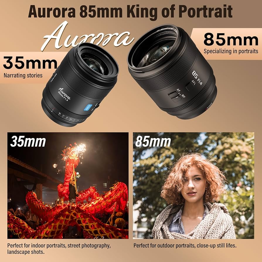 Amazon.com : SIRUI Aurora 85mm F1.4 Full Frame Auto Focus Lens