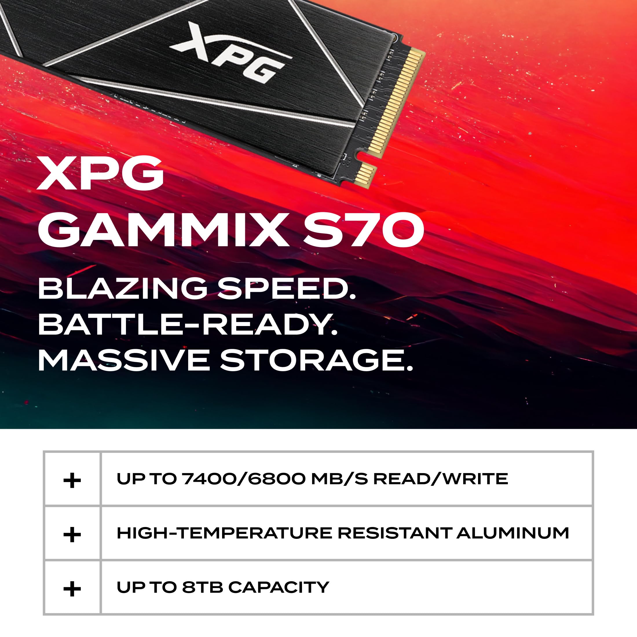 Amazon.in: Buy XPG GAMMIX S70 Blade M.2 NVME 4TB PCIe Gen4 2280