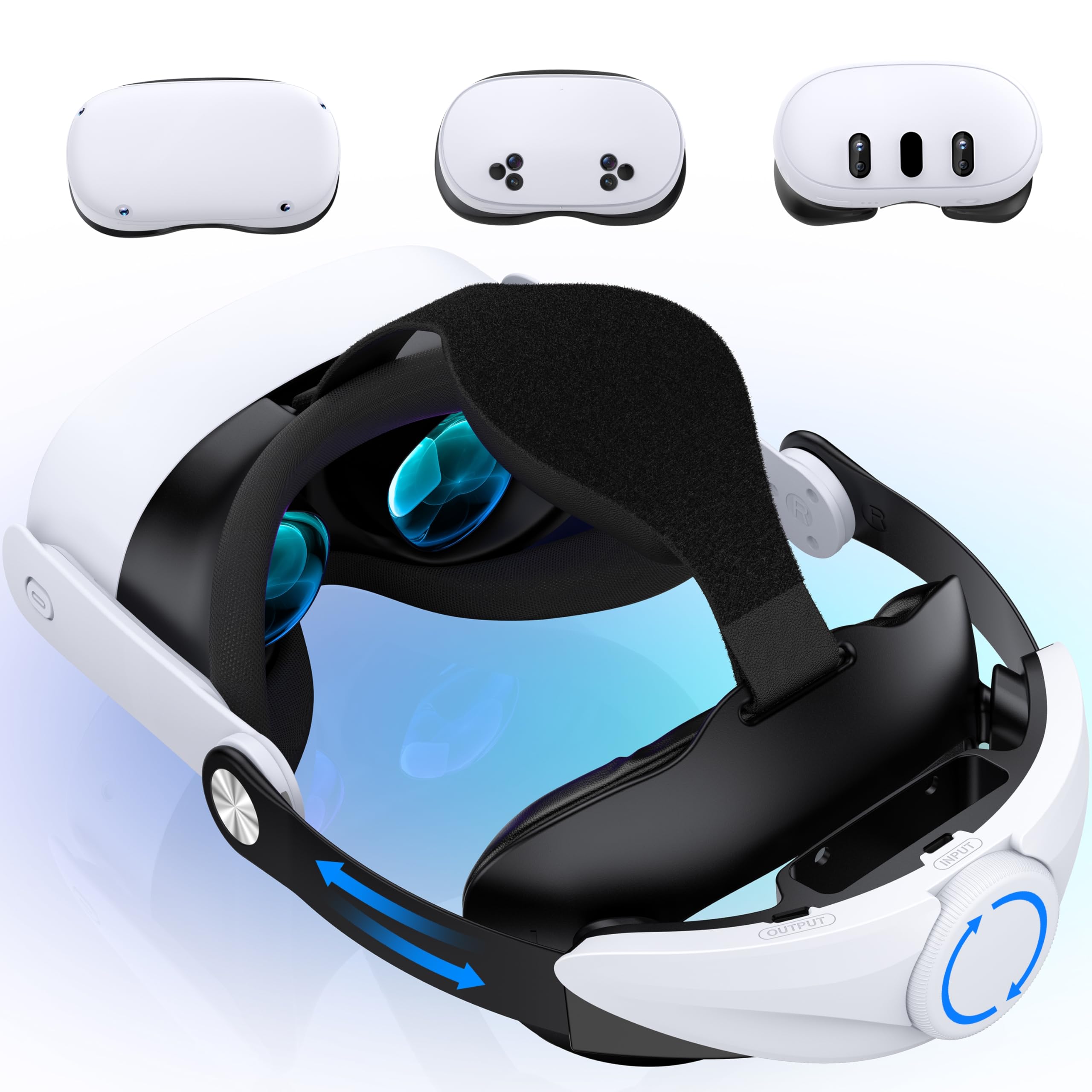 Amazon.com: VR Head Strap for Meta Quest 3S/Quest 3/Quest 2, with