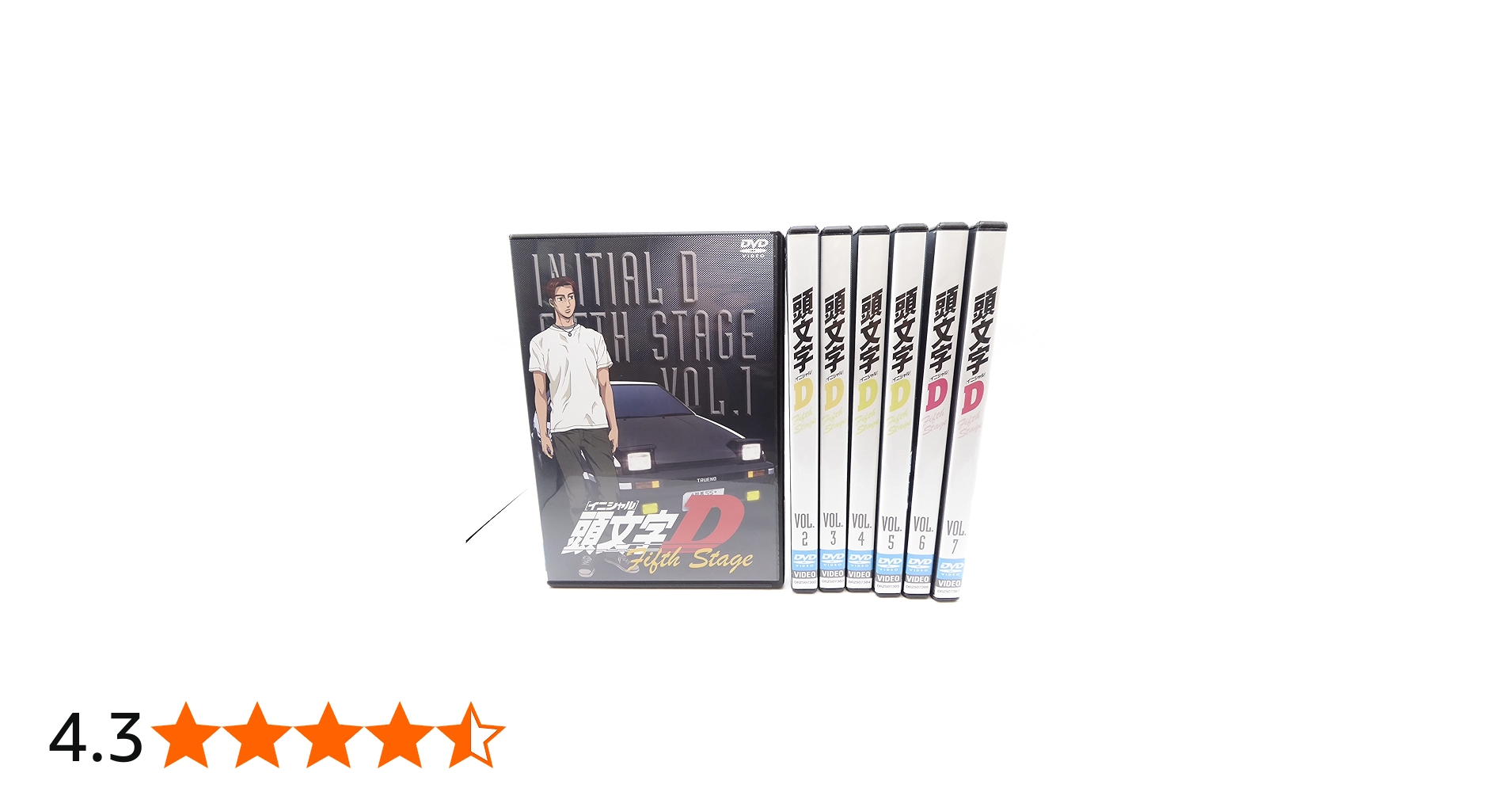 Amazon.co.jp: 頭文字 イニシャル D Fifth Stage [レンタル落ち] 全7巻