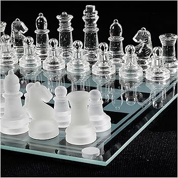 Amazon.co.jp: ンスタイル 国際チェス クリスタル チェスセット