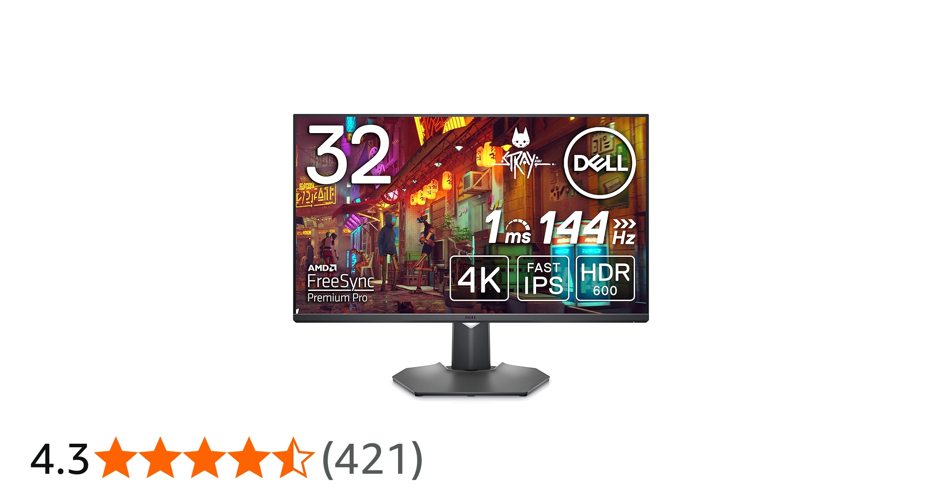 Amazon.co.jp: Dell G3223Q 32インチ 4Kゲーミングモニター(3年間無輝