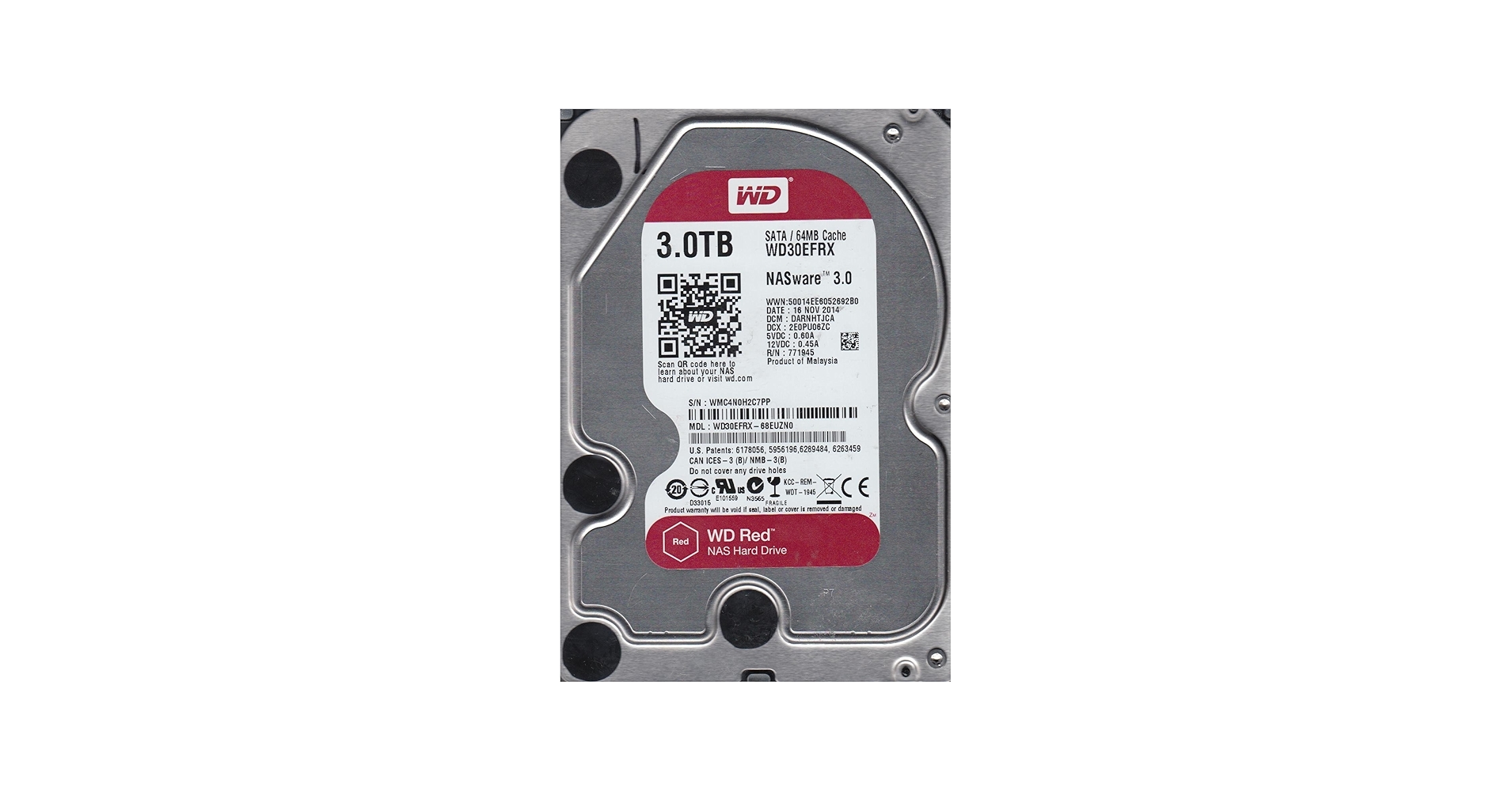 Amazon | WD30EFRX-68EUZN0、DCM DARNHTJCA、Western Digital 3TB SATA