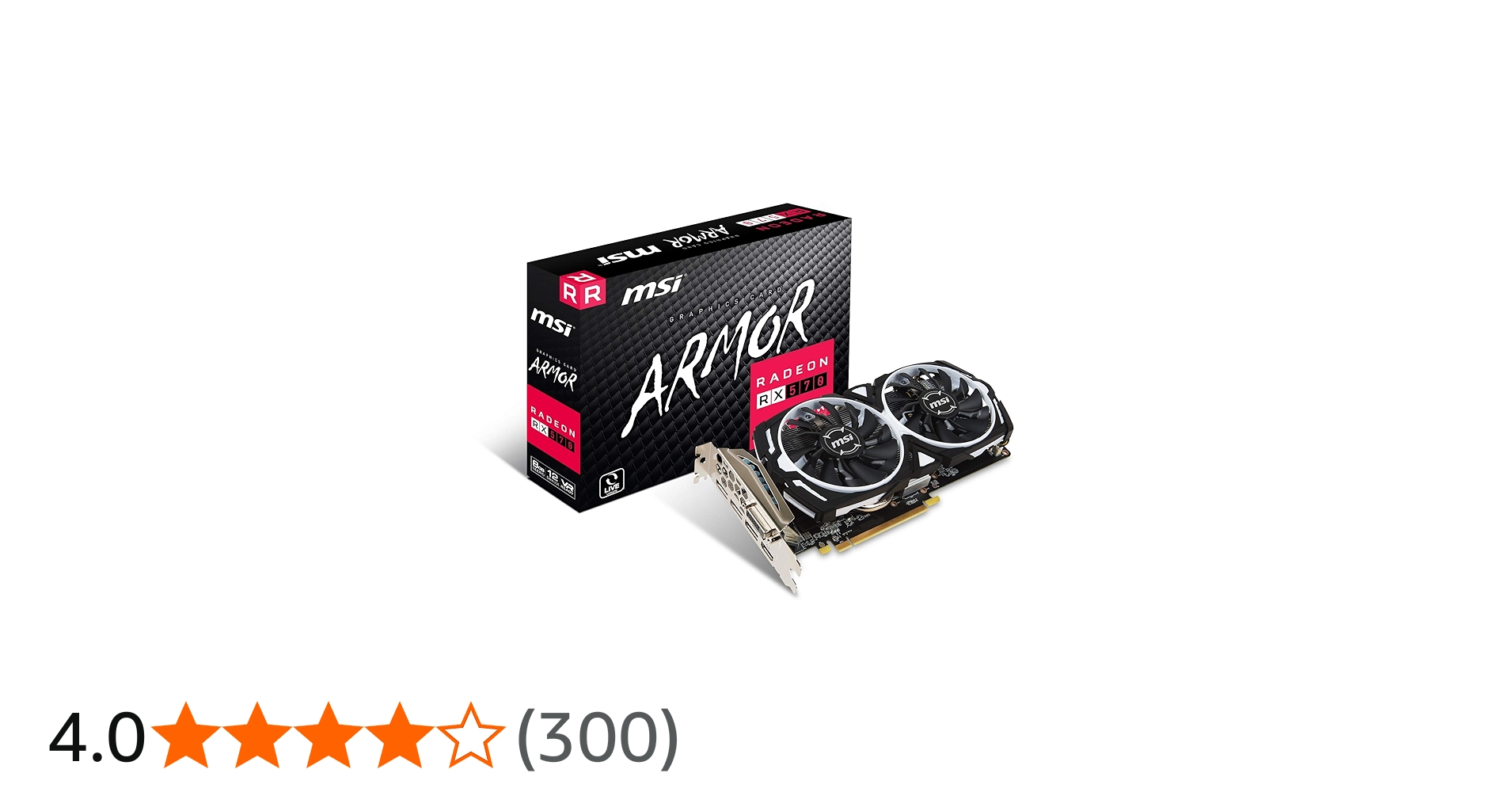 Amazon | MSI Radeon RX 570 ARMOR 8G グラフィックスボード VD6851