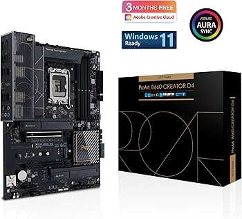 Amazon | ASUS PROART B660-CREATOR D4 Intel LGA 1700 ATX