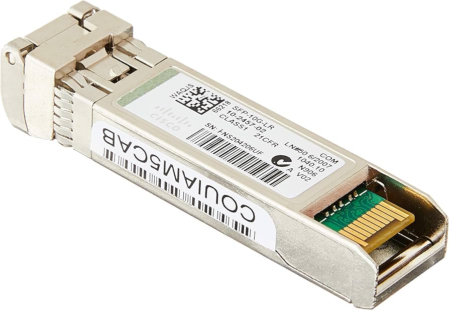 Amazon.com: Cisco 10GBASE-LR SFP Module for 10- Gigabit Ethernet
