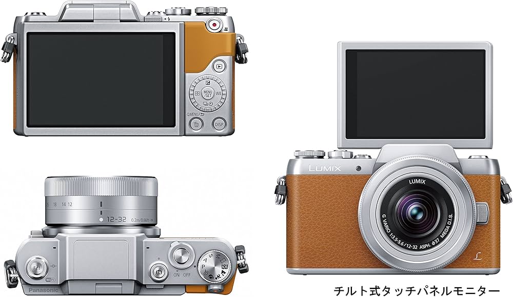 Amazon.co.jp: Panasonic Mirror-less SLR Camera DMC-GF7 Double Zoom