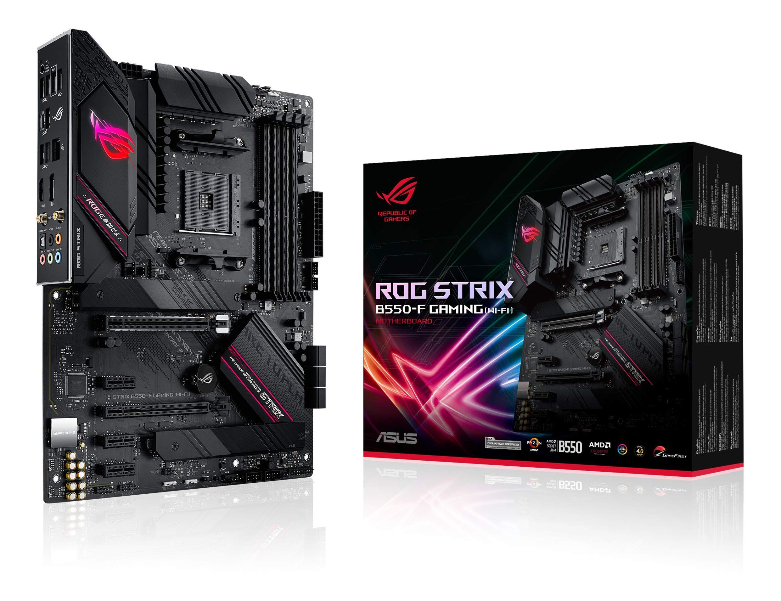 Amazon | ASUS ROG Strix B550-F Gaming (Wi-Fi 6) AMD AM4 (3rd Gen