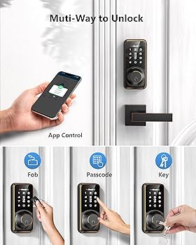 Zowill WiFi Smart Lock, Keyless Entry Door Lock with APP Control