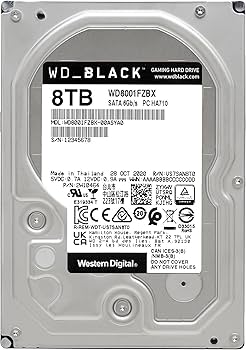 Amazon.com: Western Digital_BLACK 8TB Gaming Internal Hard Drive