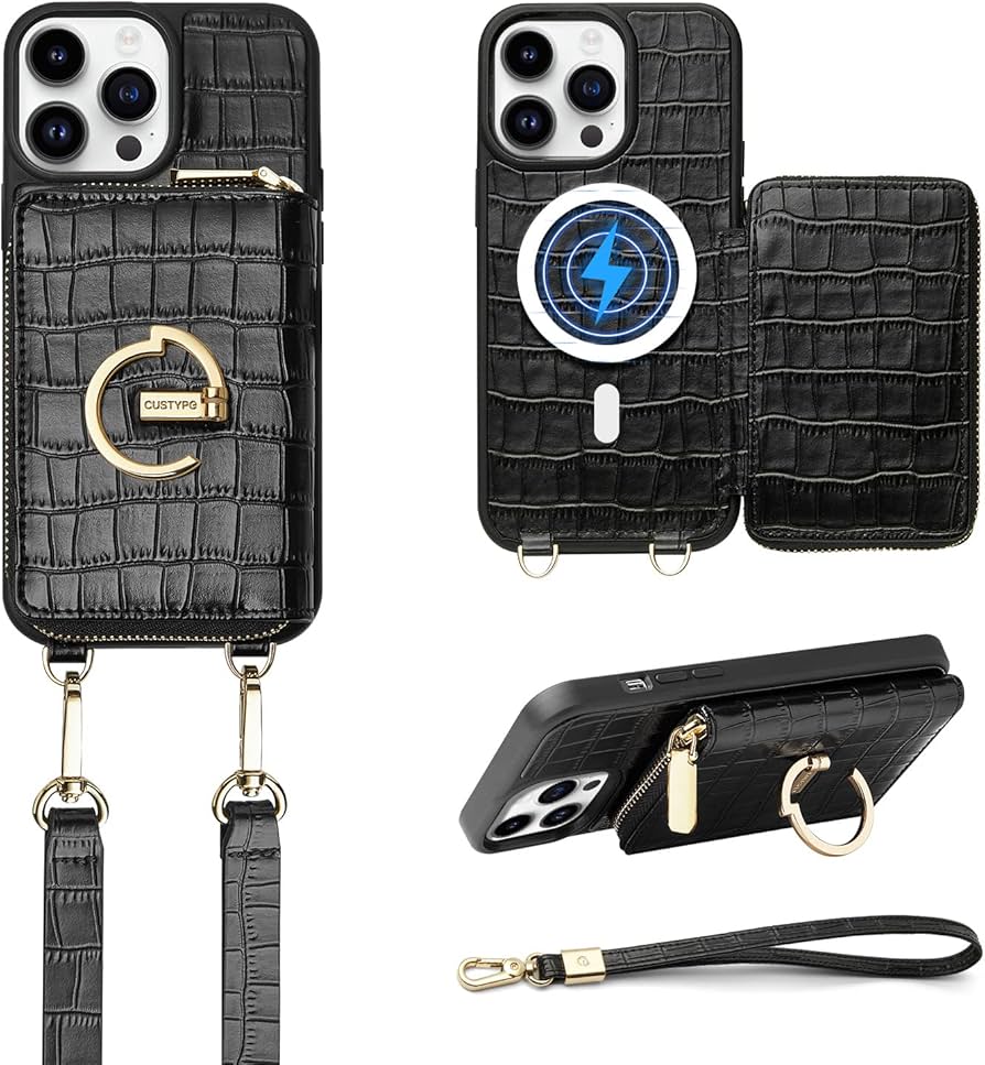 Amazon | CUSTYPE iPhone 12 Pro Max用 ケース 財布 カードホルダー