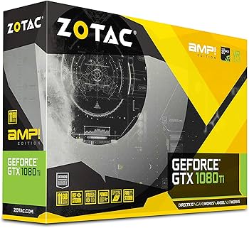 Amazon | ZOTAC GeForce GTX 1080 Ti AMP Edition 11GB GDDR5X 352