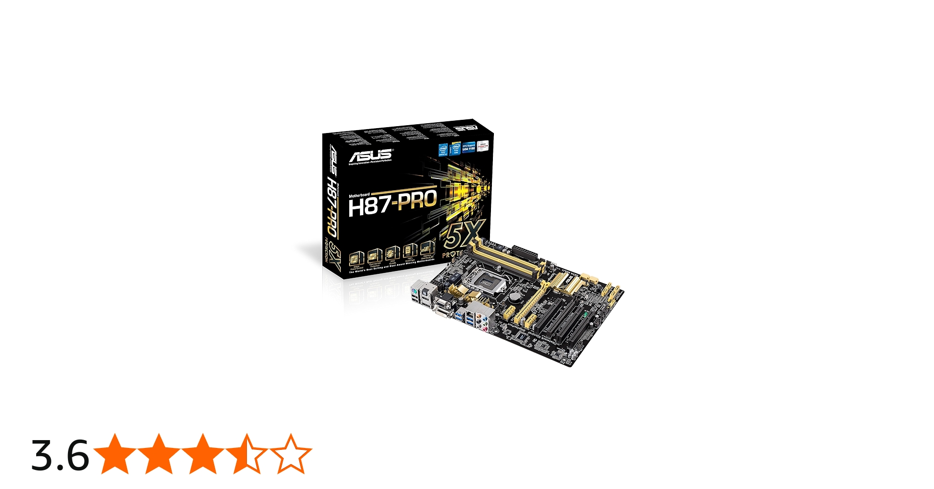 Amazon | ASUSTeK Intel H87チップセット搭載マザーボード H87-PRO