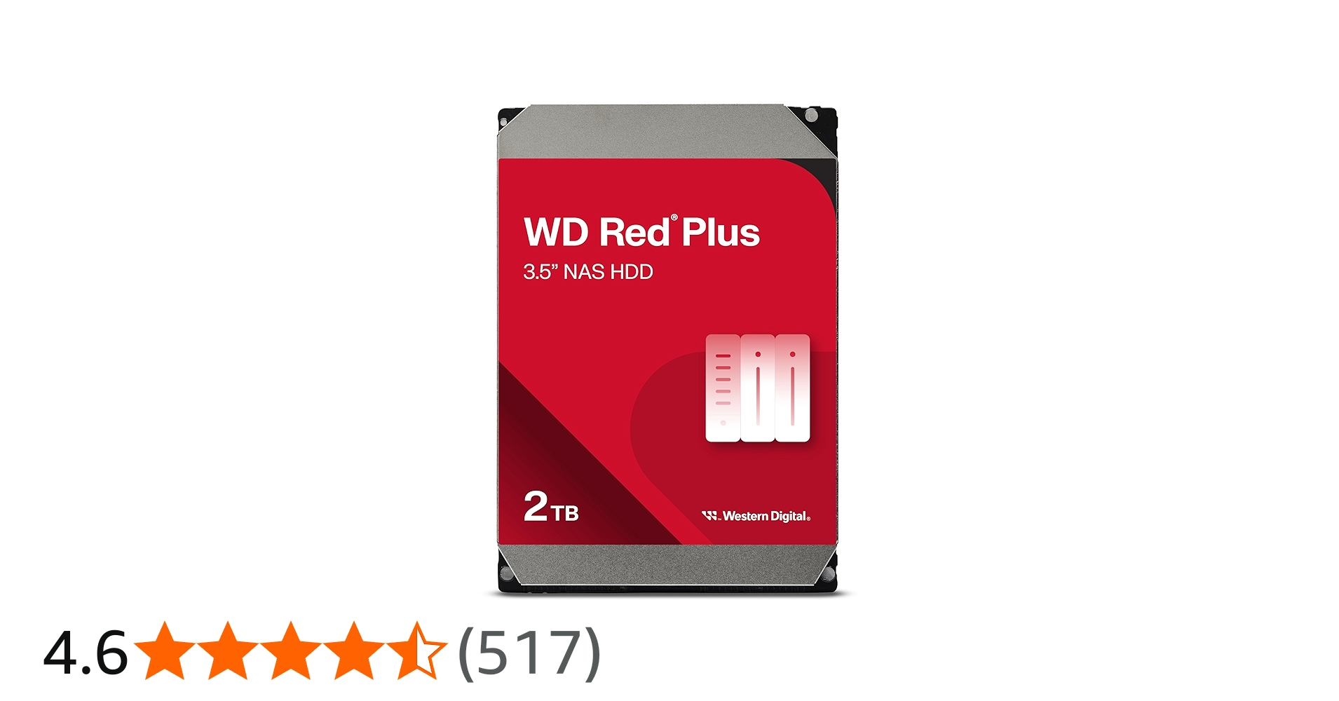 Amazon | WD20EFZX [WD Red Plus（2TB 3.5インチ SATA 6G 5400rpm