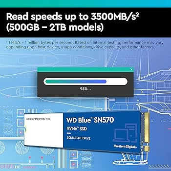 Amazon | Western Digital(ウエスタンデジタル) 2TB WD Blue SN570