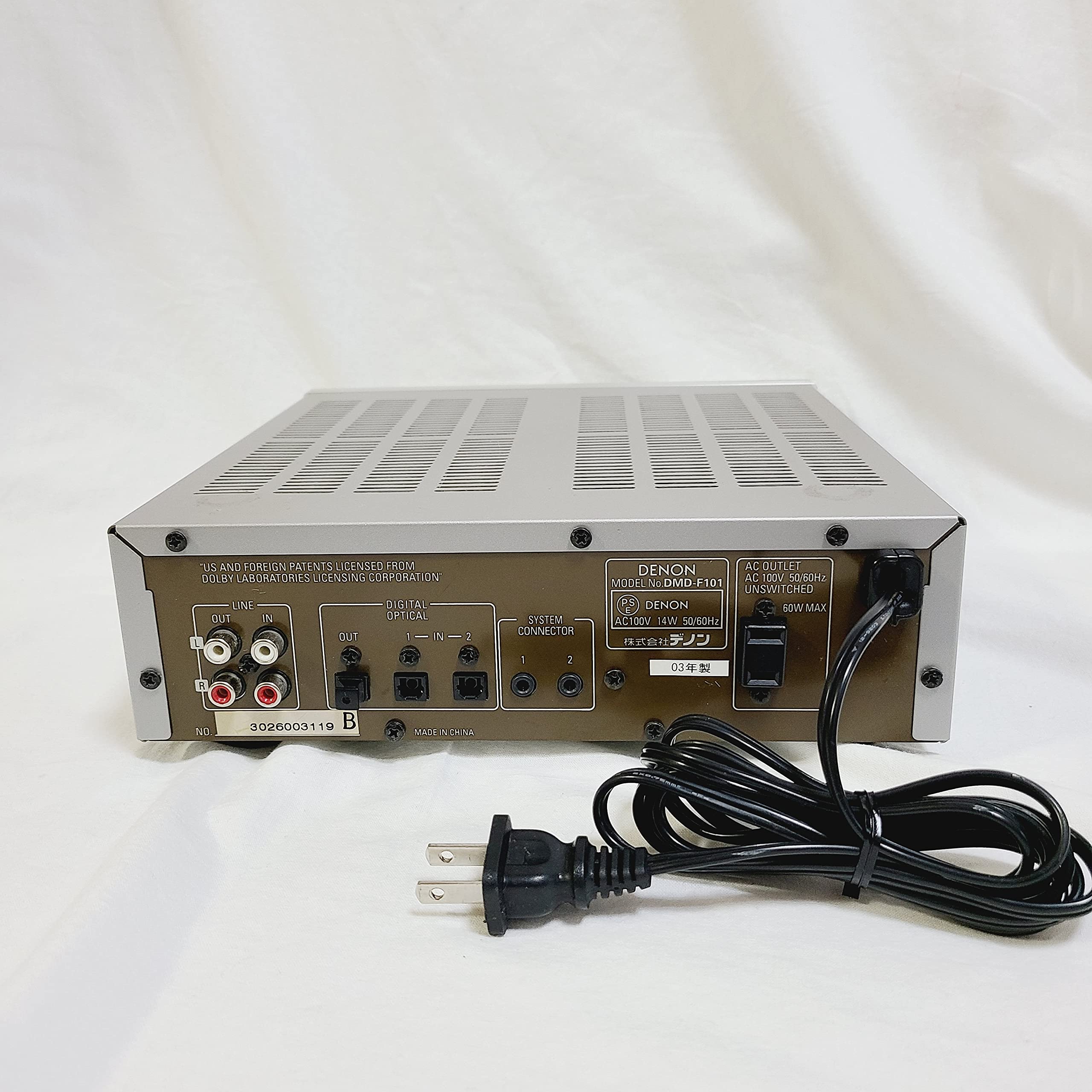 Amazon.co.jp: Denon Fシリーズ MDレコーダー シルバー DMD-F101S