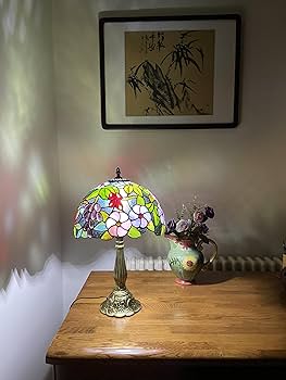 Amazon.co.jp : 欧米のレトロ調で上品な手作りガラススタンド寝室