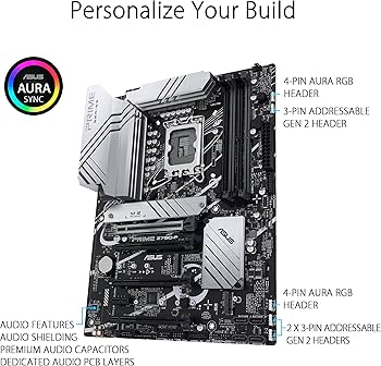 Amazon | Asus Prime Z790-P Intel Z790 LGA 1700 ATX DDR5-SDRAM