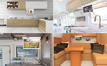 Amazon.co.jp: SYLVOX 15.6V テレビ キッチン用 フリップダウン