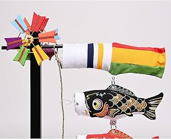Amazon | 【五月人形】【つるし飾り】五匹鯉のぼり(特小)【室内