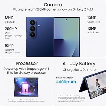 Amazon.com: Samsung Galaxy Z Fold7 Cell Phone, 512GB AI Smartphone