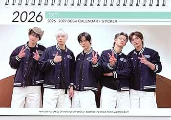 Amazon.co.jp: TXT グッズ 卓上 カレンダー (写真集 カレンダー) 2026