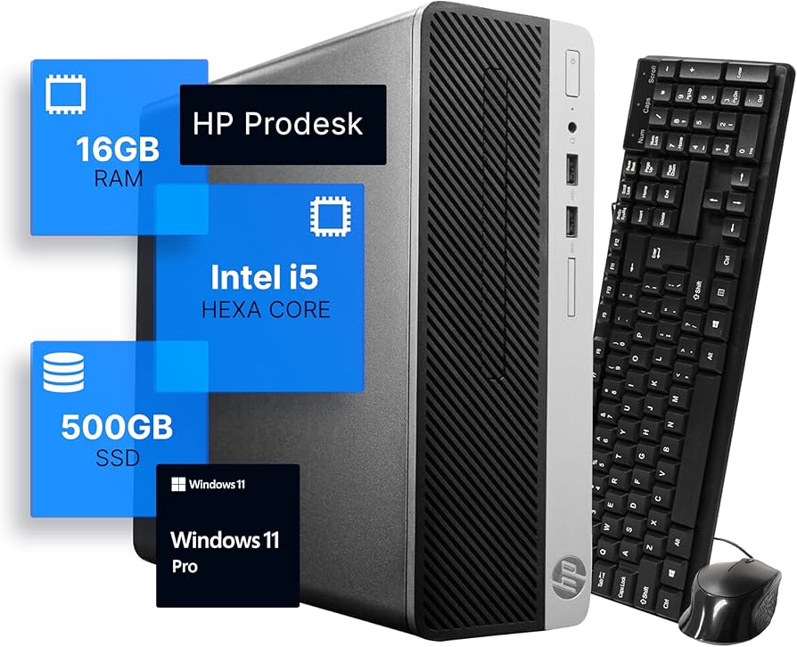 Amazon.com: HP ProDesk i5-8500 8th Gen Desktop Computer (3.2