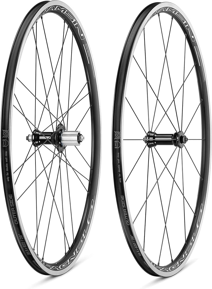 Campagnolo Khamsin Wheelset, 700c Road Clincher, Black : Amazon